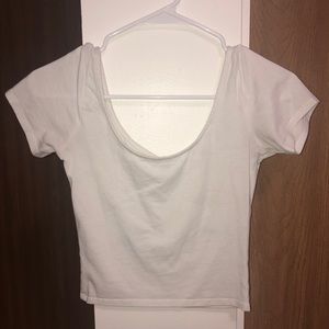DESTINED: S swoop neck t shirt